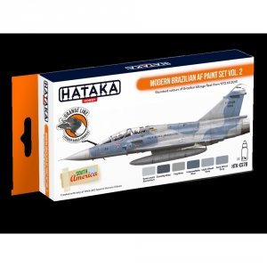 Hataka HTK-CS78 Modern Brazilian AF paint set vol. 2 (6x17ml)