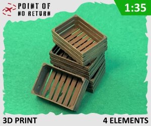 Point of no Return 3523046 Skrzynki drewniane na warzywa / Wooden vegetable boxes 1/35