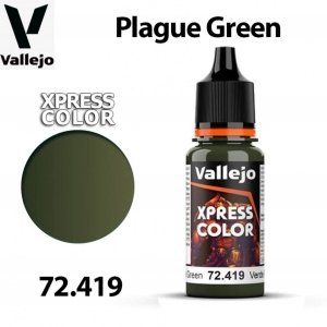 Vallejo 72419 Xpress Color - Plague Green 18ml