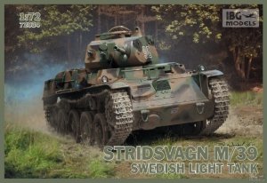 IBG 72034 Stridvagn M/39 Swedish Light Tank 1:72