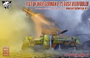 Modelcollect UA72113 Fist of Wars German WWII E75 Ausf. Vierfusler Rheintochter 1 1/72
