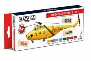 Hataka HTK-AS98 British SAR Service paint set.vol.1 (8x17ml)