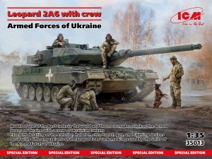 ICM 35013 Leopard 2A6 with crew Armed Forces of Ukraine 1/35
