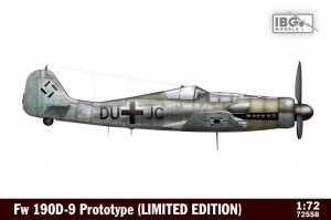 IBG 72558 Fw 190D-9 Prototype (LIMITED EDITION, will include additional 3d printed parts) 1/72