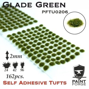 Paint Forge PFTU0206 Tufts: Glade Green 2mm