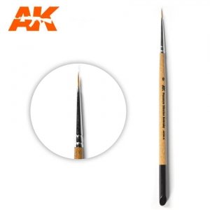 AK Interactive AKSK-0 PREMIUM SIBERIAN KOLINSKY BRUSH – 0