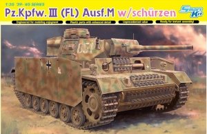 Dragon 6776 Pz.Kpfw.III FL Ausf.M w/schurzen (1:35)