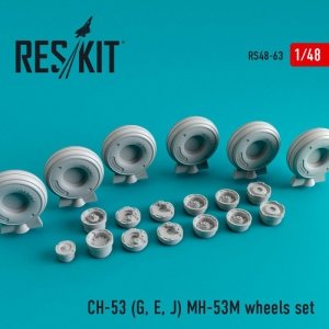 RESKIT RS48-0063 CH-53 (G, E, J) MH-53M wheels set 1/48