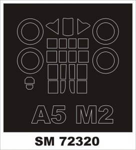 Montex SM72320 A5M-2B Claude CLEAR PROP MODELS 1/72