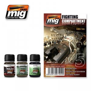 AMMO of Mig Jimenez 7404 FIGHTING COMPARTMENT SET