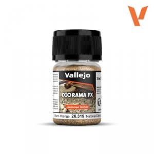 Vallejo 26319 Warm Orange 0.1-0.6 mm - Diorama FX Landscape Texture 30ml