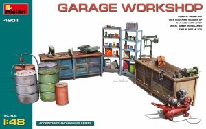 MiniArt 49011 GARAGE WORKSHOP 1/48