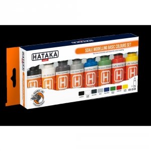 Hataka HTK-CS100 Scale Modelling Basic Colours set (8x17ml)