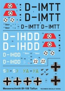 Techmod 72039 - Messerschmitt Bf 108 Taifun (1:72)