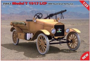 ICM 35663 Model T 1917 LCP WWI Australian Army Car 1/35