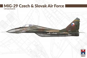 Hobby 2000 48024 MiG-29 Czech & Slovak Air Force ( ACADEMY + CARTOGRAF + MASK ) 1/48