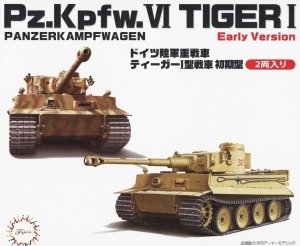 Fujimi 723112 Pz.Kpfw. VI Tiger I Early Version (Set of 2) 1/72