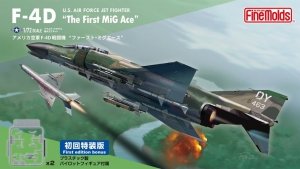Fine Molds FP47S U.S. AIR FORCE F-4D Jet Fighter The First MiG Ace 1/72