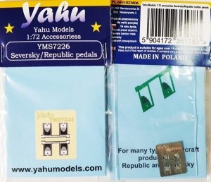 Yahu YMS7226 Seversky/Republic Rudder Pedals 1/72