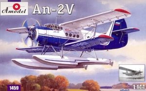 A-Model 01459 Soviet Antonov AN-2V floatplane 1:144