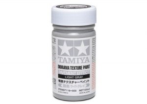 Tamiya 87116 Diorama Texture Paint (Pavement Effect, Light Gray)