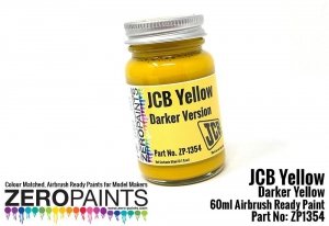Zero Paints ZP-1354 JCB Yellow (Darker) Paint 60ml
