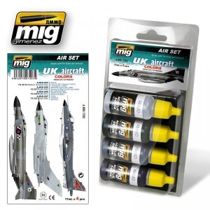 AMMO of Mig Jimenez 7203 UK AIRCRAFT COLORS from 50s to present