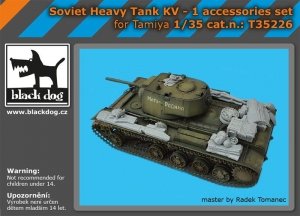 Black Dog T35226 Soviet heavy tank KV -1 accessories set 1/35