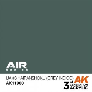 AK Interactive AK11900 IJA #3 HAIRANSHOKU (GREY INDIGO) – AIR 17ml