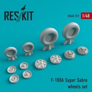 RESKIT RS48-0272 F-100 (A) Super Sabre wheels set 1/48