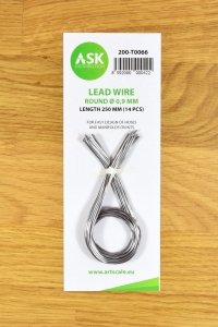 ASK T0066 Lead Wire - Round Ø 0,9 mm x 250 mm (14 pcs)