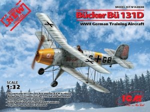 ICM 32030 Bucker Bu 131D WWII German Training Aircraft (1:32)