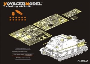 Voyager Model PE35922 WWII German Sturmpanzer IV Brummbar Late Version Basic For TAMIYA 35353  1/35
