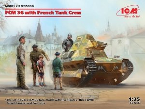 ICM 35338  FCM 36 with French Tank Crew 1/35