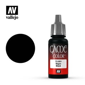 Vallejo 72051 Game Color - Black 18ml