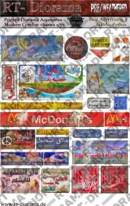 RT-Diorama 35895 Printed Accessories: Iraqi Advertising No.2 1/35