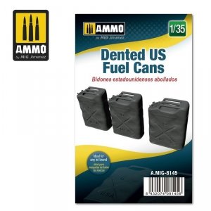 Ammo of Mig 8145 Dented US Fuel Cans 1/35