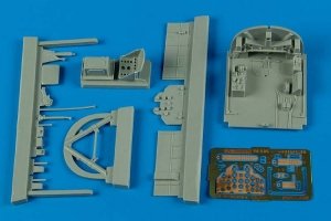 Aires 4539 N1K1 Shiden cockpit set 1/48 Hasegawa