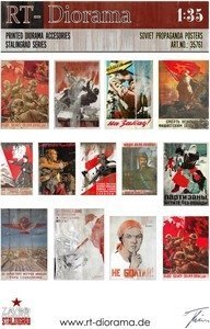 RT-Diorama 35761 Printed Accessories: Soviet Propagande Posters 1/35