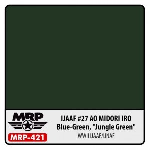 MR. Paint MRP-421 IJAAF #27 Ao Midori Iro (Blue Green, Jungle Green) 30ml