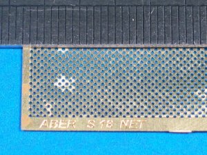 Aber S-18 Drilled plate 1,0 mm