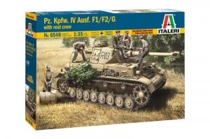Italeri 6548 Pz.Kpfw. IV Ausf.F1/F2/G EARLY WITH REST CREW (1:35)