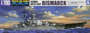 Aoshima 04259 German Battleship Bismarck 1/700
