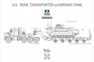 Takom 5002X M1070 & M1000 w/ M1A2 SEP Abrams Tusk II 1/72