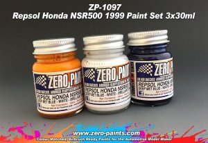 Zero Paints ZP-1097 Repsol Honda NSR500 1999 Paint Set 3x30ml