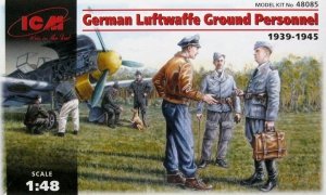 ICM 48085 German Luftwaffe Ground Personnel 1939-1945(1:48)