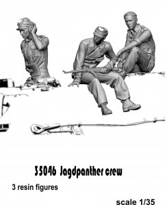 Glowel Miniatures 35046 Jagdpanther crew 1/35