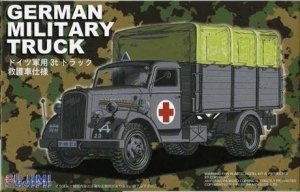 Fujimi 722238 German Military Truck Opel Blitz 3t Ambulance 1/72