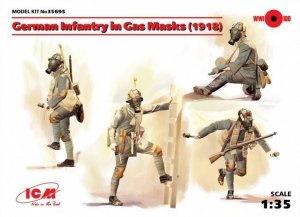 ICM 35695 German Infantry in Gas Masks (1918) 1/35