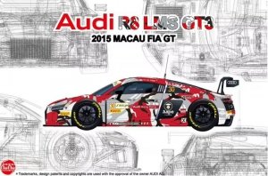 NuNu PN24028 Audi R8 LMS GT3 Macau FIA GT World Cup Championship 2015 1/24